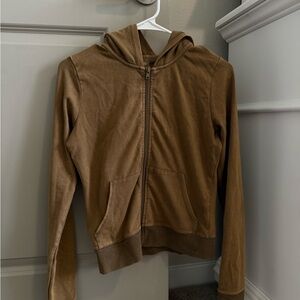 Brown SKIMS Hoodie Jacket
